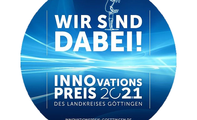Innovationspreis 2021 Logo zur Teilnahme am Innovationspreis 2021 des Landkreises Göttingen
