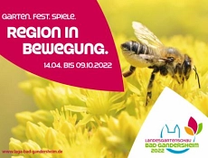 Die Landesgartenschau in Bad Gandersheim findet vom 14. April bis 9. Oktober 2022 statt und bringt die "Region in Bewegung".