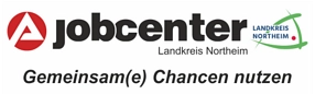Logo Jobcenter Zu sehen ist das Logo des Jobcenters und das Logo des Landkreises Northeim. Darunter der Schriftzug: Gemeinsam(e) Chancen nutzen © Landkreis Northeim