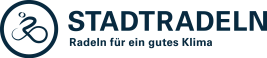 Logo STADTRADELN STADTRADELN-Logo mit stilisiertem Fahrrad und Slogan „Radeln für ein gutes Klima“ © STADTRADELN