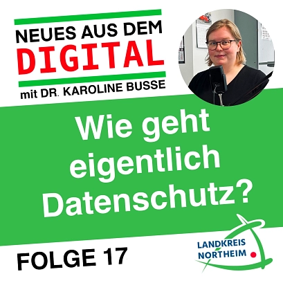 Podcast_Folge17_Cover Das Bild zeigt das Cover der 17. Podcastfolge © Landkreis Northeim