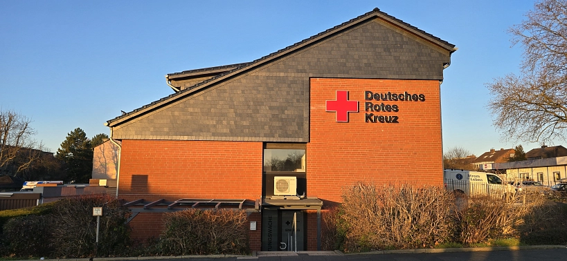 Rettungswache Northeim DRK Zu sehen ist die Frontansicht des Gebäudes der Rettungswache Northeim DRK © Landkreis Northeim